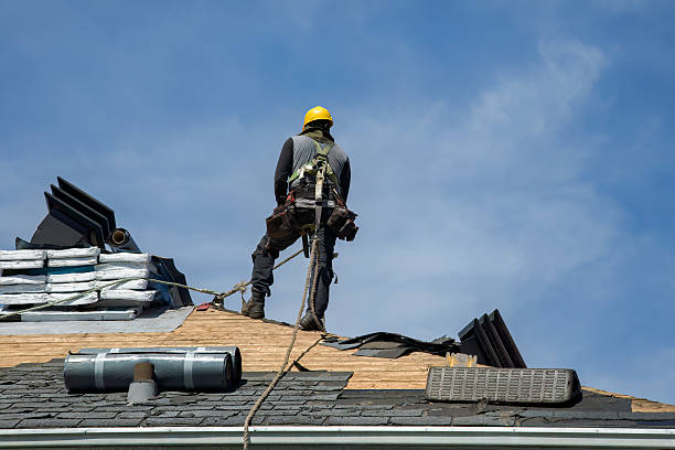 Professional Roof Replacement technician working in Lakeville, PA
